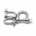 Metric Dee shackles with screw collar pin